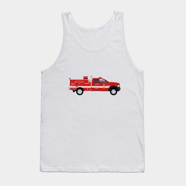 LAFD Fast Response Truck Tank Top by BassFishin